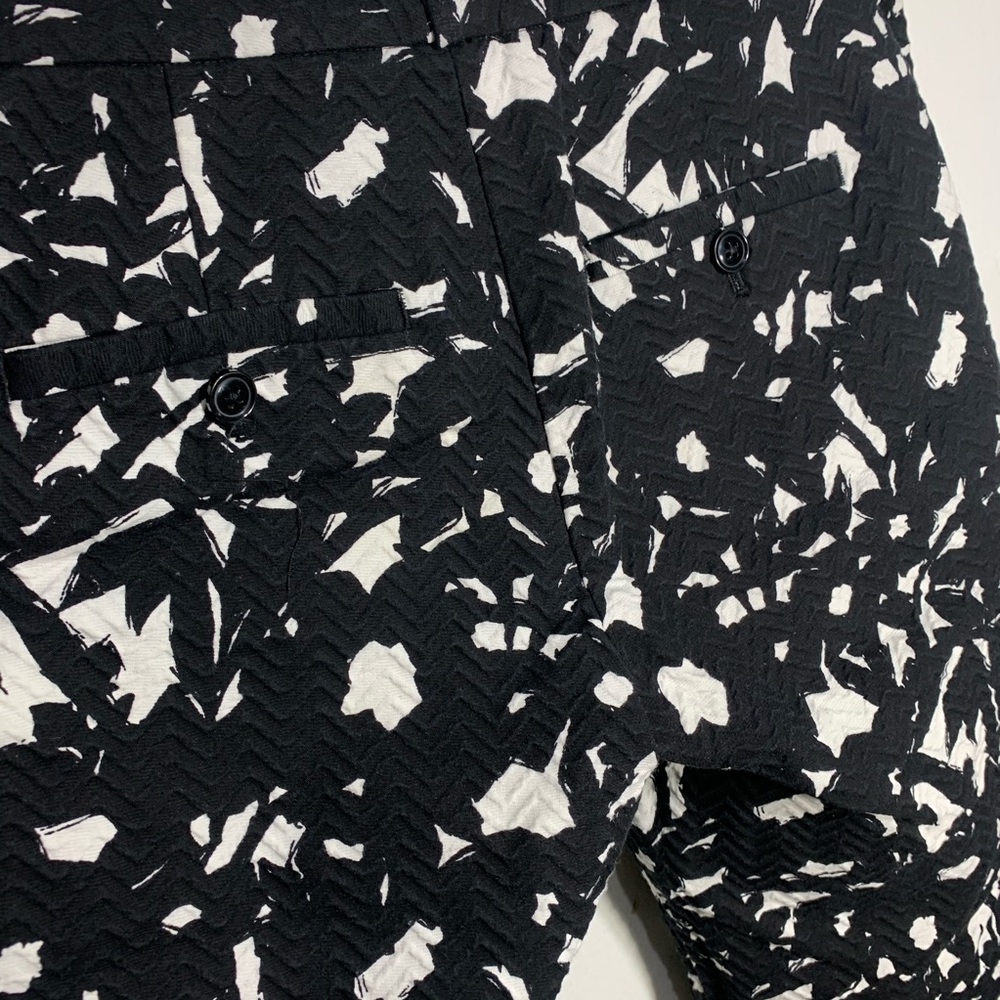 Ann Taylor LOFT black and white print cropped pant - Picture 15 of 16